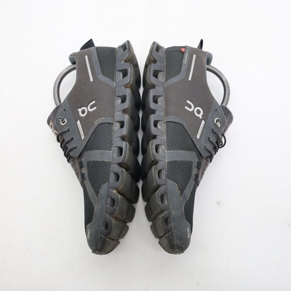 On Cloud Cloud Womens Size 9 B Waterproof Running Shoes Triple Black Sneaker - Picture 8 of 12